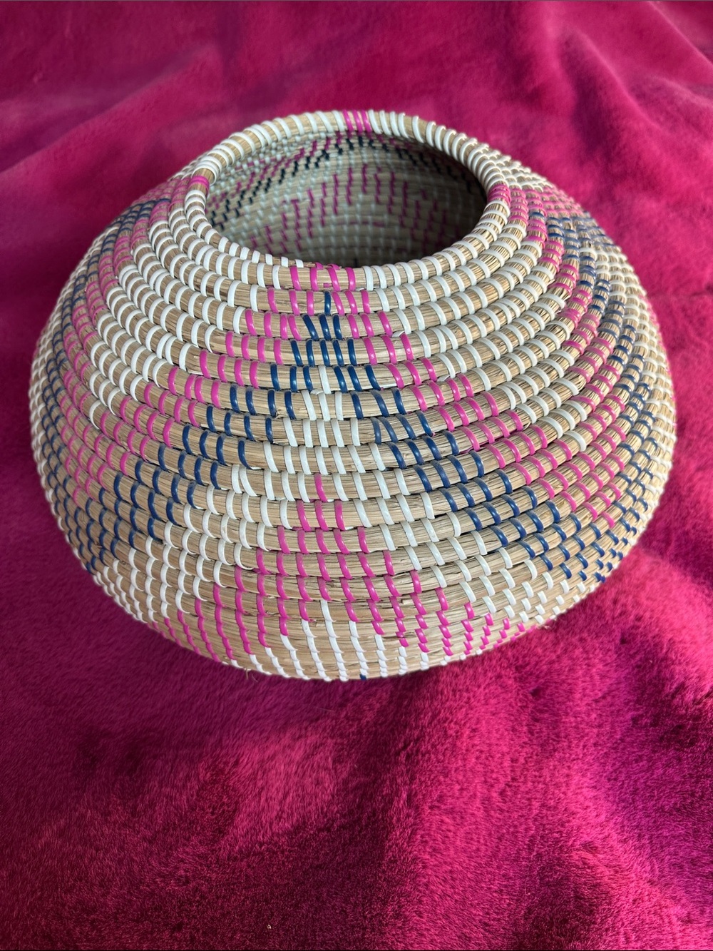 Anthropologie Handwoven Basket